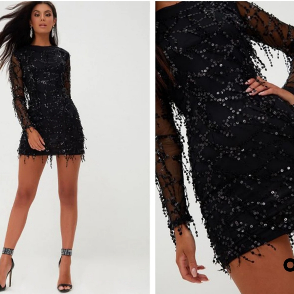 NWT Pretty little thing sequin dress